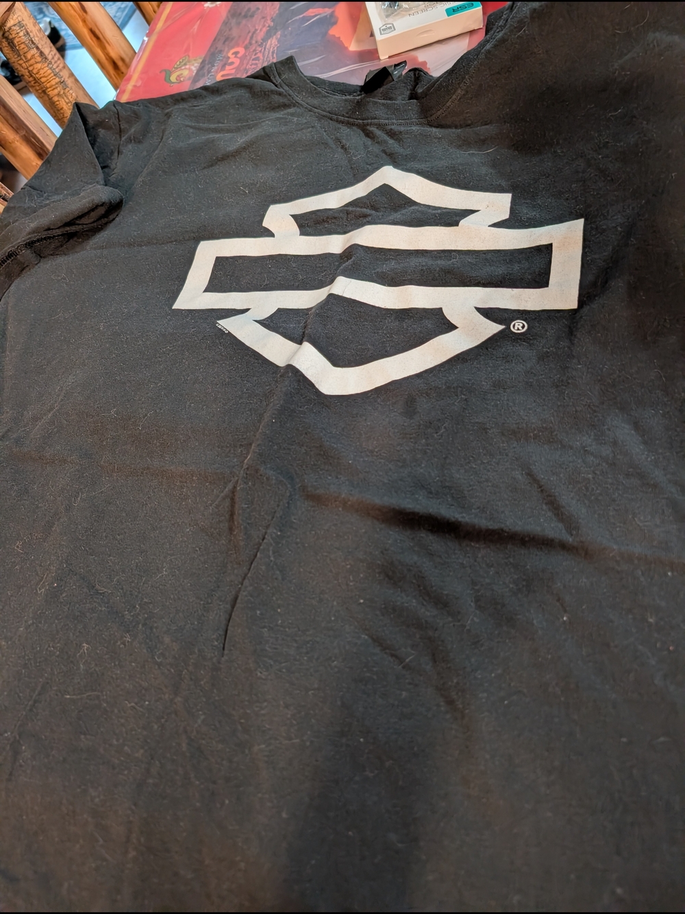 Harley-Davidson Men's Black Logo Short-Sleeve T-Shirt